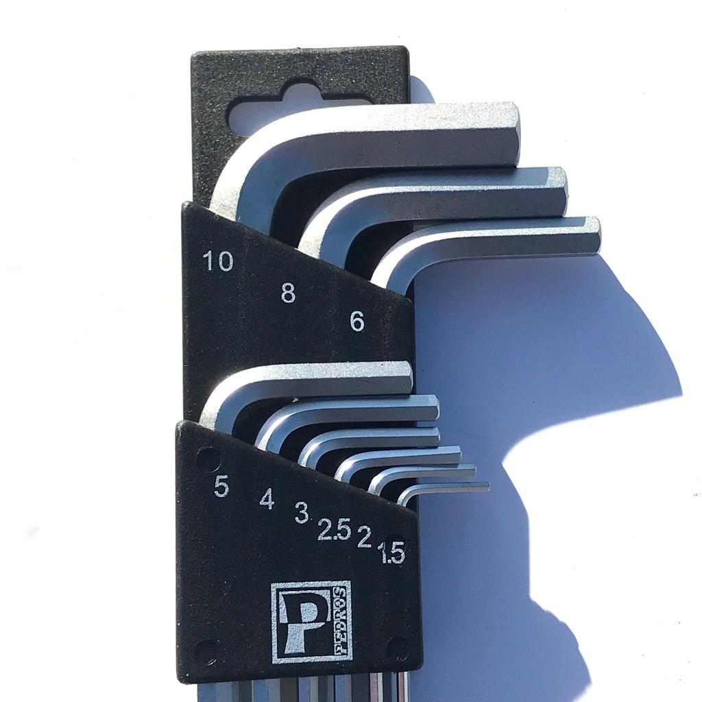 [6460100] Pedros L-Hex Wrench Set