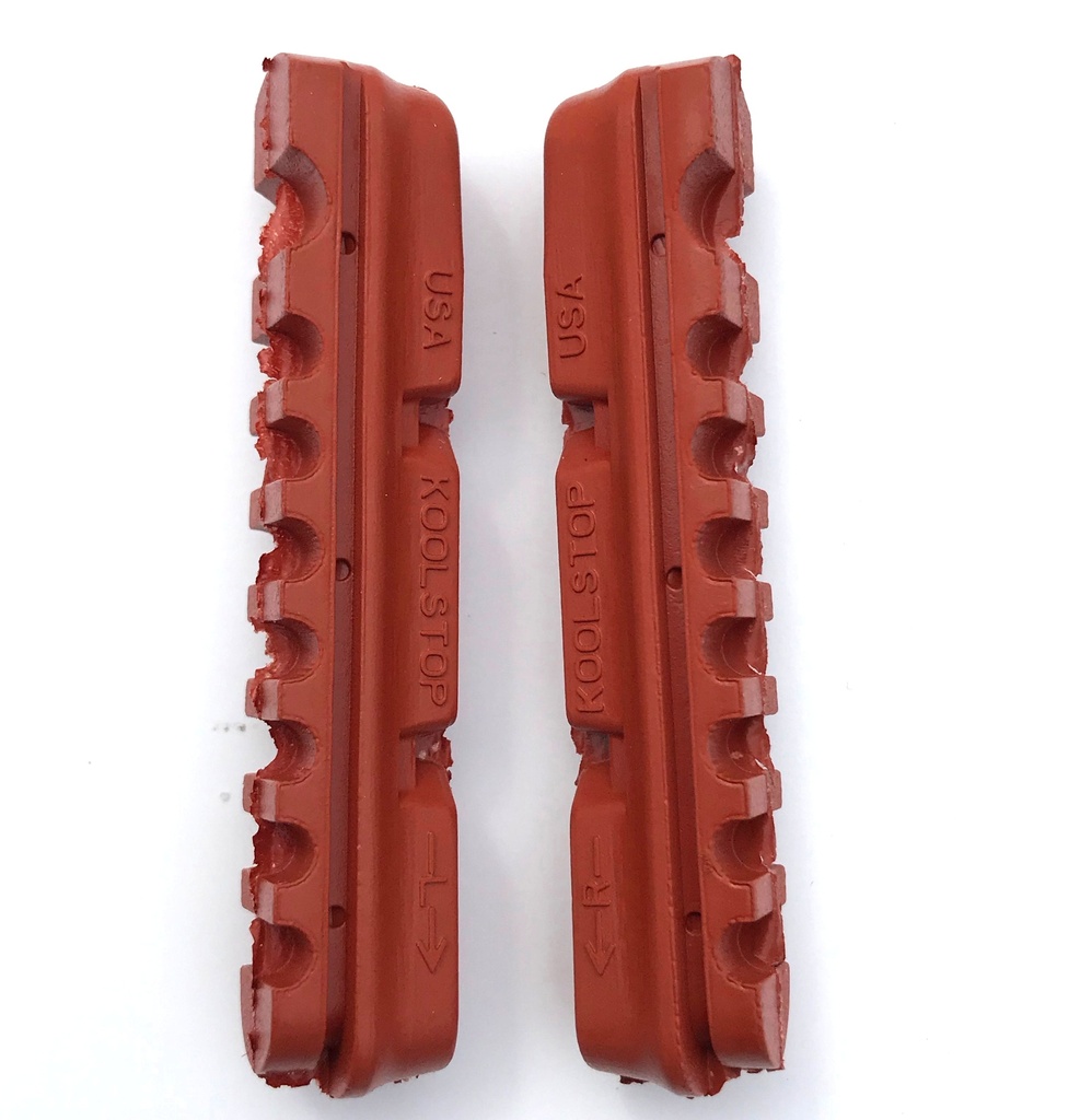 [KS-DR2SA] Dura2 salmon compound brake pad inserts by Kool-Stop