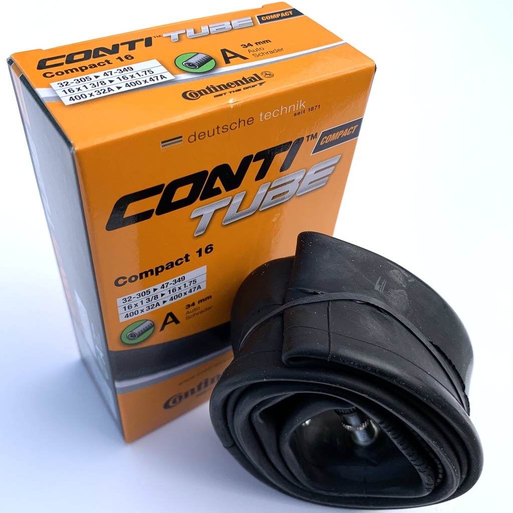 [0181091] Continental Compact 16 inch Inner tube - Schrader valve