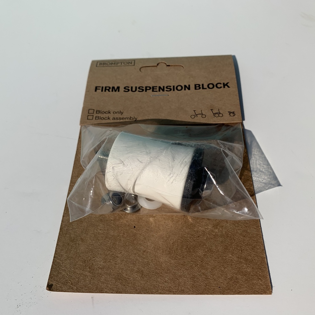 Brompton suspension block - white B75 version