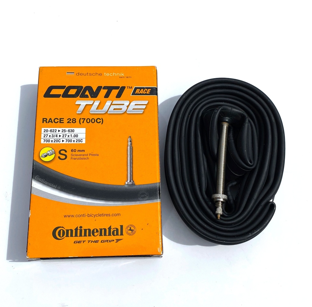[0181791] Race 28 700c x 20-25C inner tube by Continental - 60mm presta valve