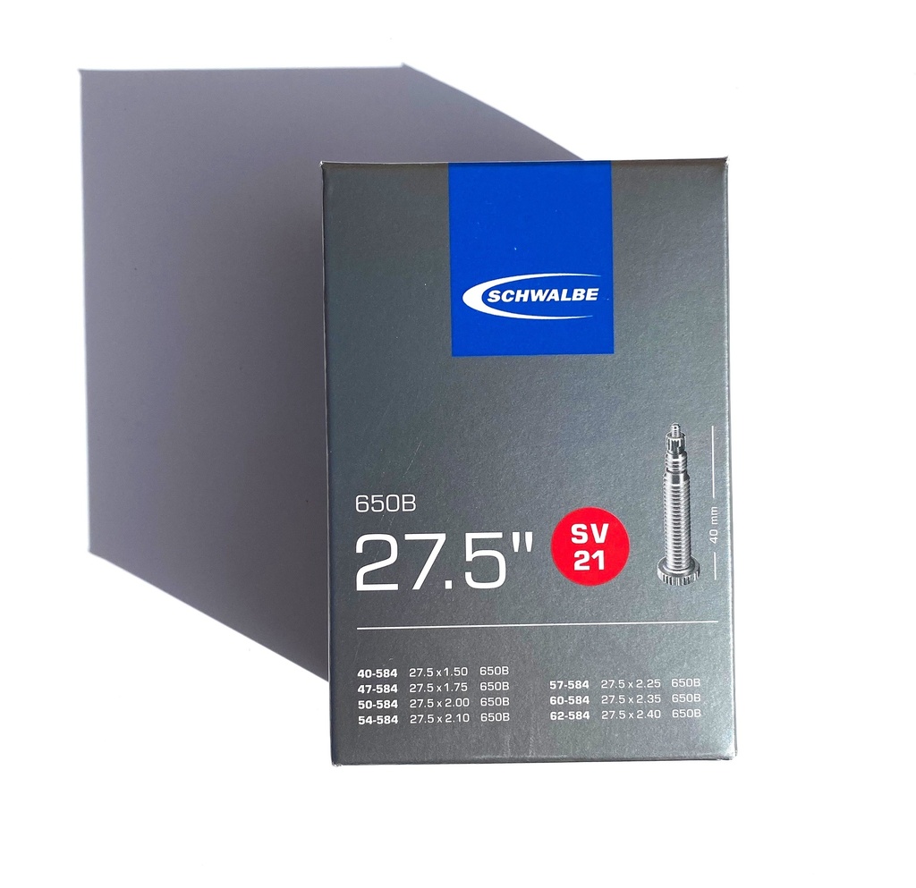 [SV21] Inner tube 27.5 x 1.5-2.4 inch from Schwalbe - presta valve - SV21