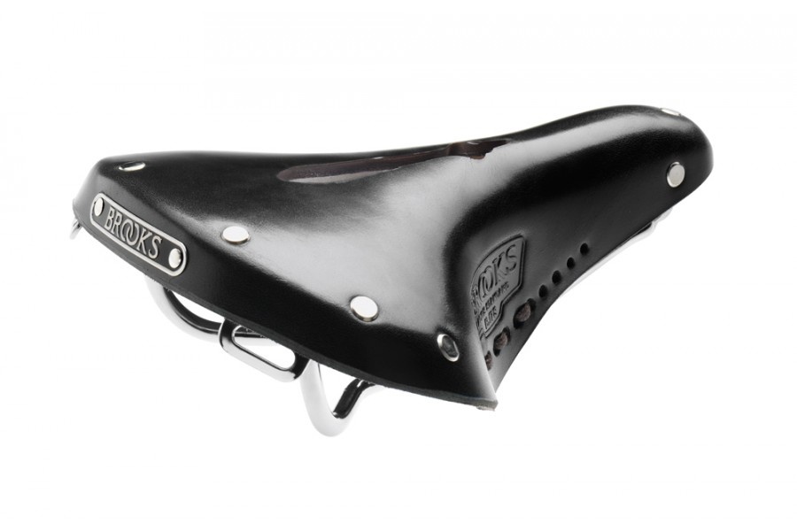 [B211DIL A07202] Brooks B17 Carved Short / Ladies Saddle - Black