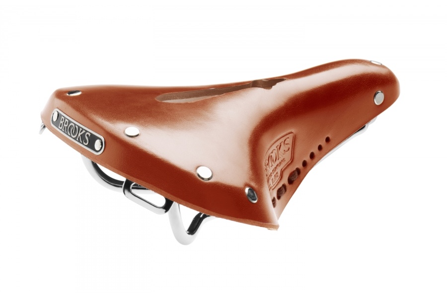 [B211DIL A17203] Brooks B17 Carved Short / Ladies Saddle - Honey