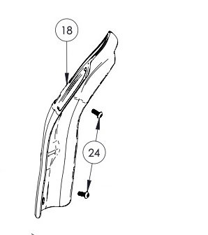 Intense M16C 2018, 2019, 2020 rear fender