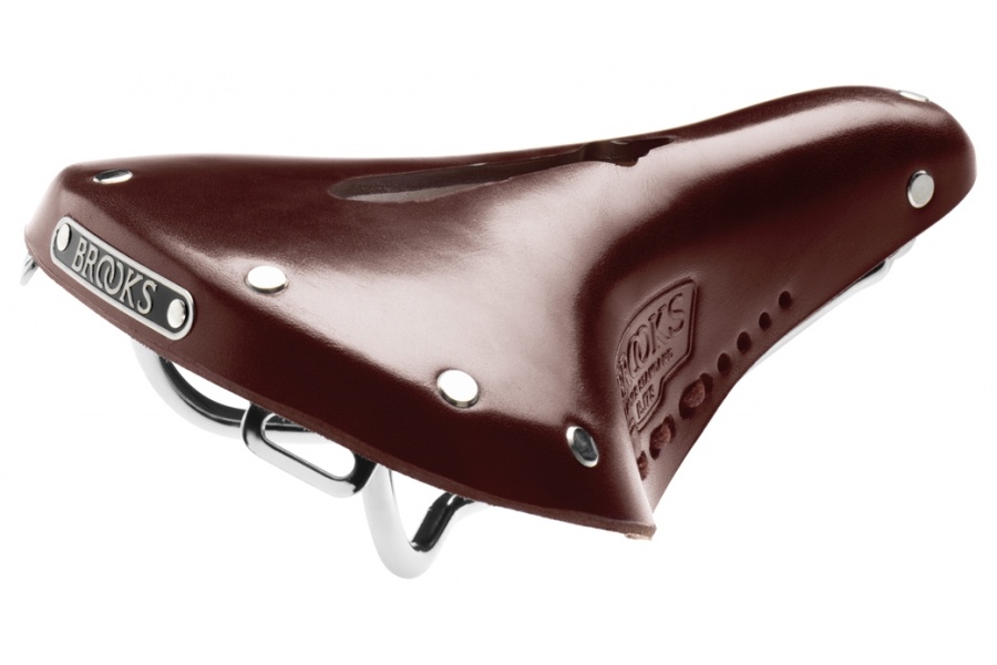[B211IL A17205] Brooks B17 Carved Saddle - Brown