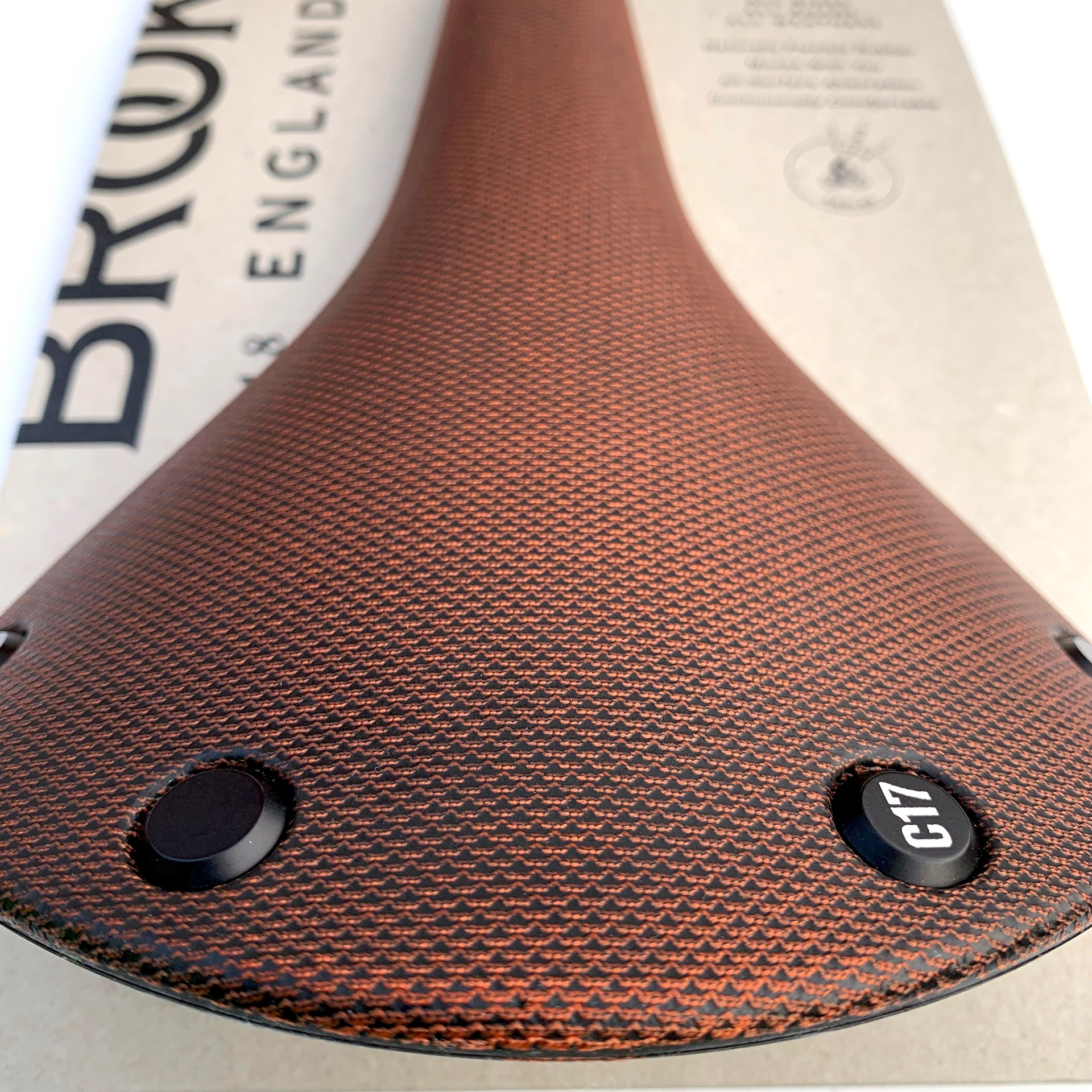 Brooks C17 Orange All-Weather Cambium Saddle | Brilliant Bikes