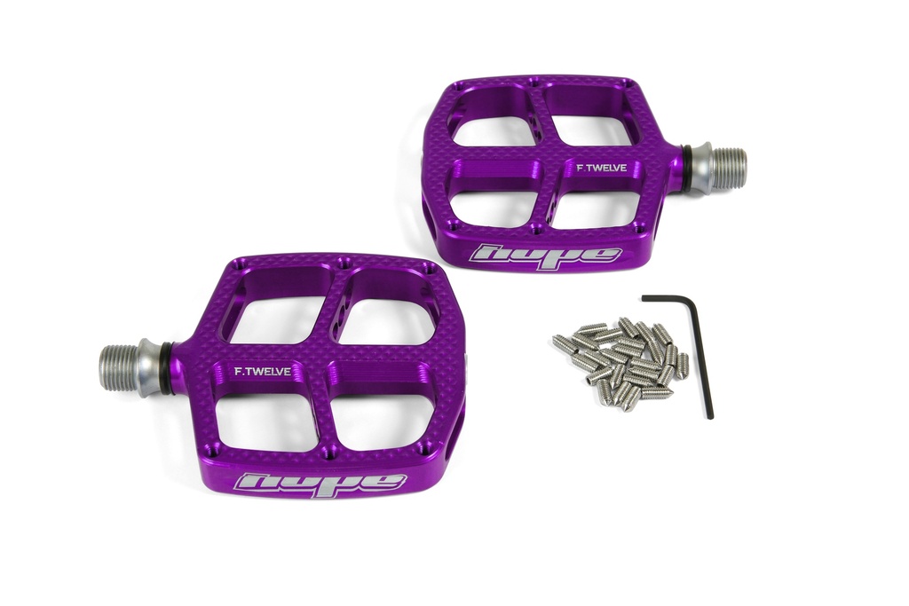 [PDKF12PU] Hope F12 pedals - for kids - purple