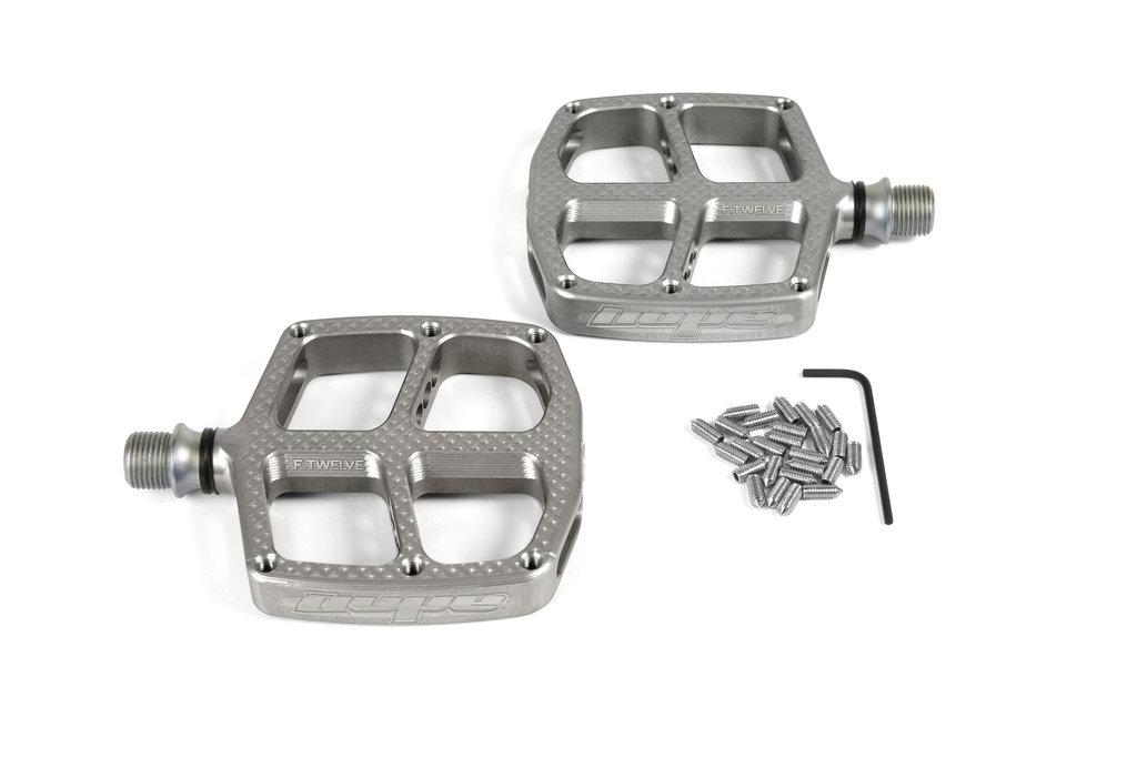 [PDKF12S] Hope F12 pedals - for kids - silver