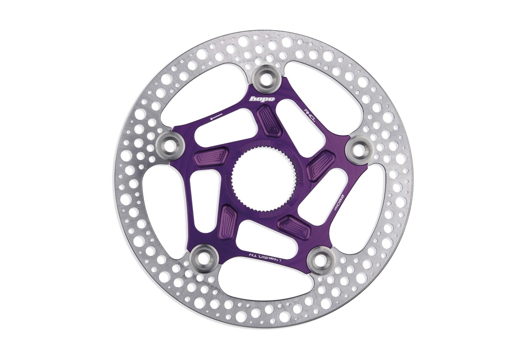[HBSP394160CLPU] Hope RX centre lock disc - 160mm - purple