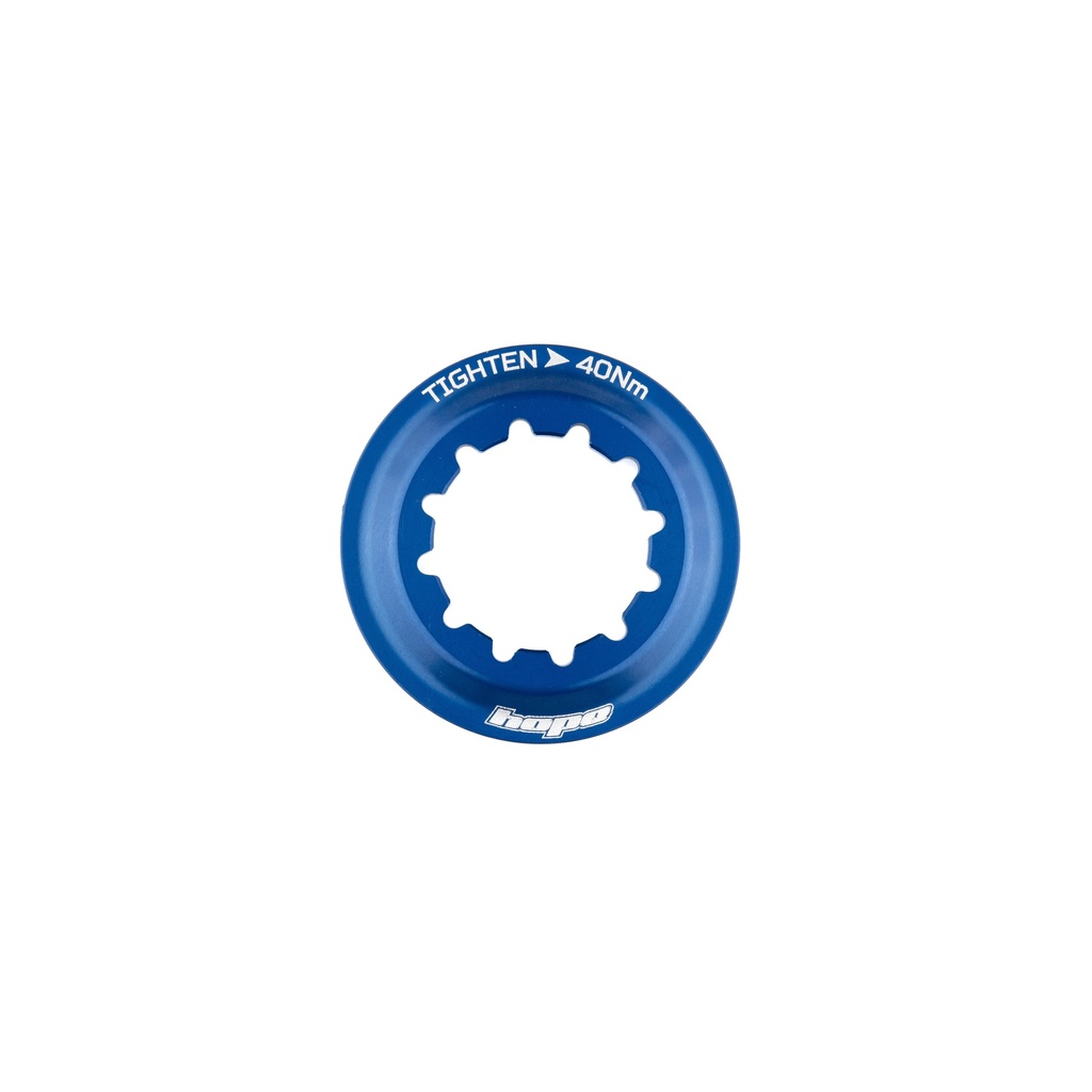 Hope Centre Lock Disc Lockring - blue