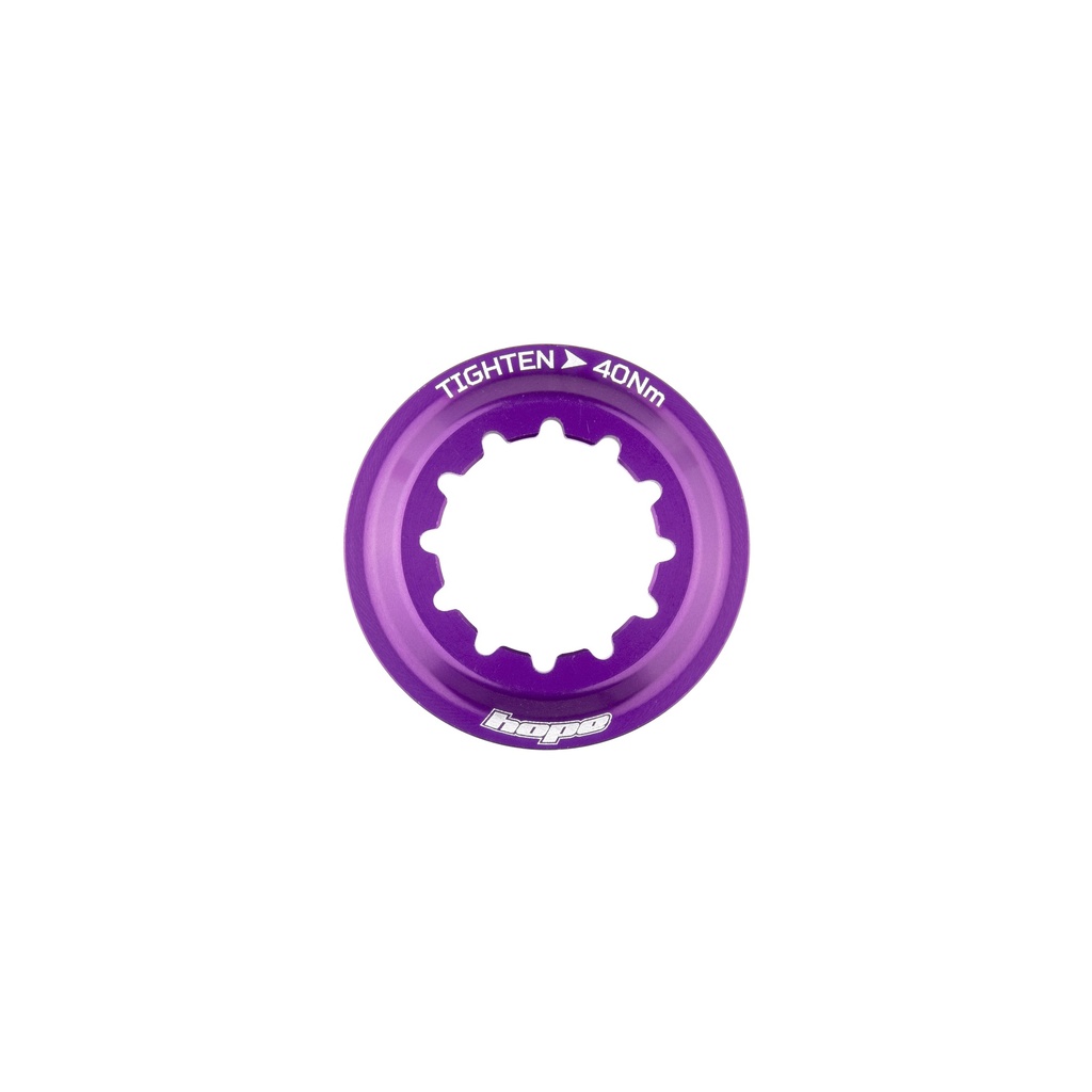 Hope Centre Lock Disk Lockring - purple