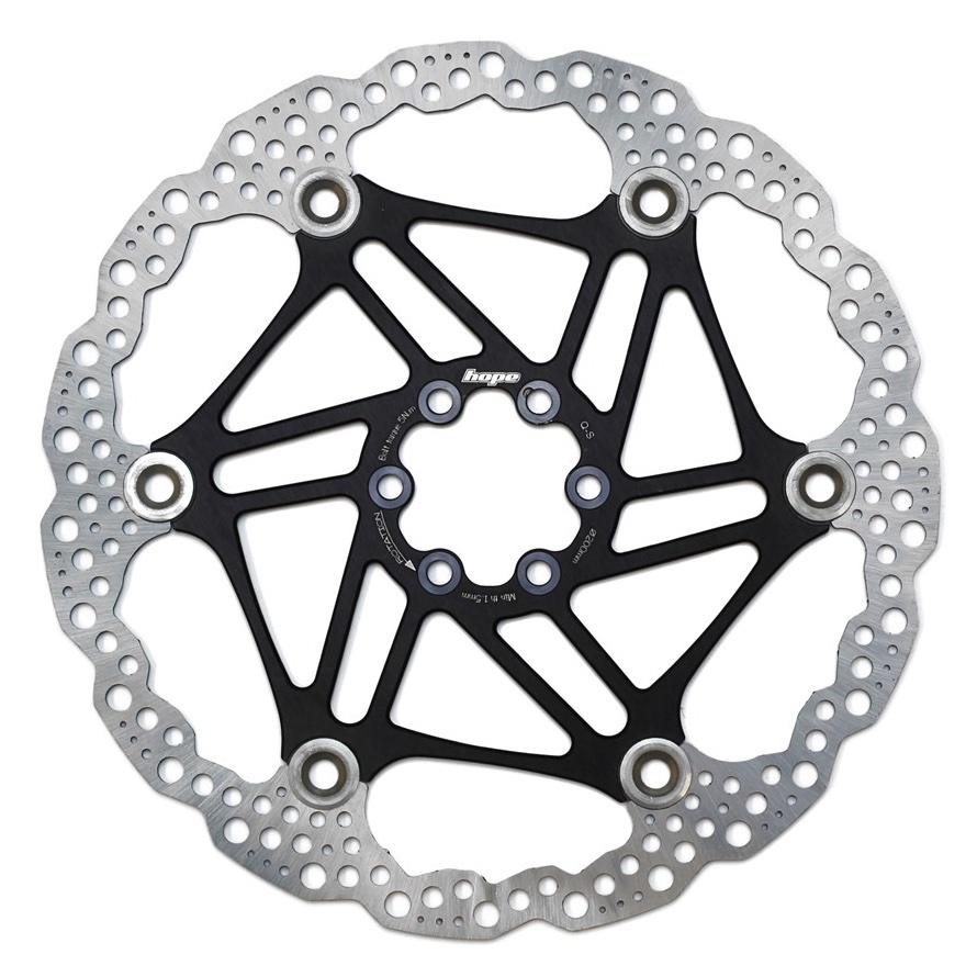 [HBSP3302006FN] Hope Floating Rotor- 6 bolt - 200mm - Black