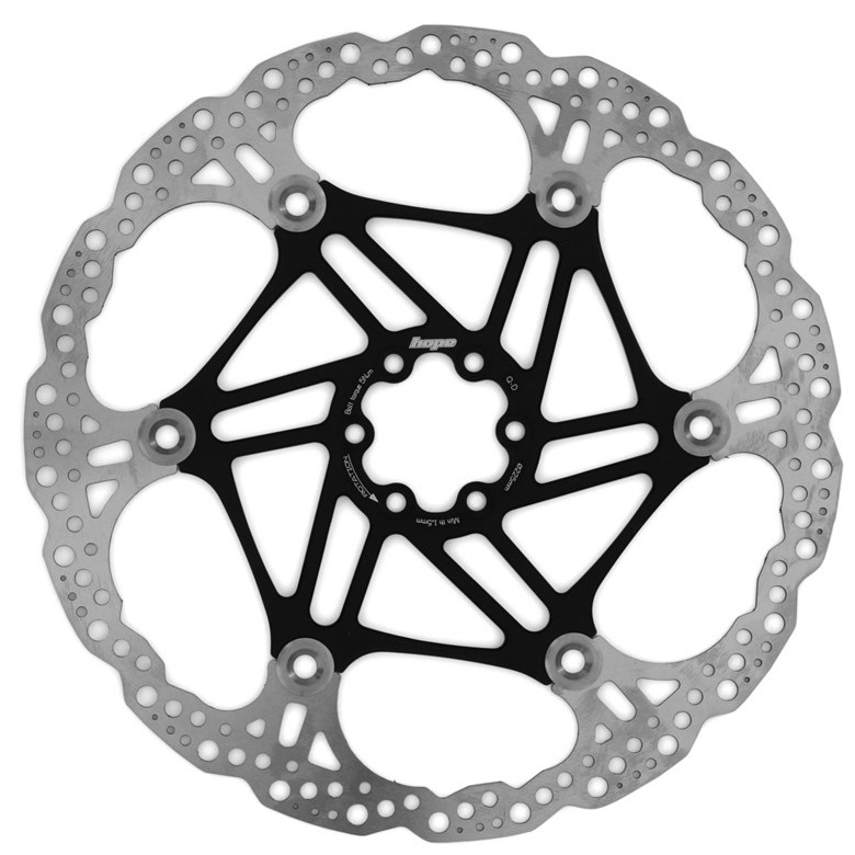 [HBSP3302256FN] Hope Floating Rotor- 6 bolt - 225mm - Black