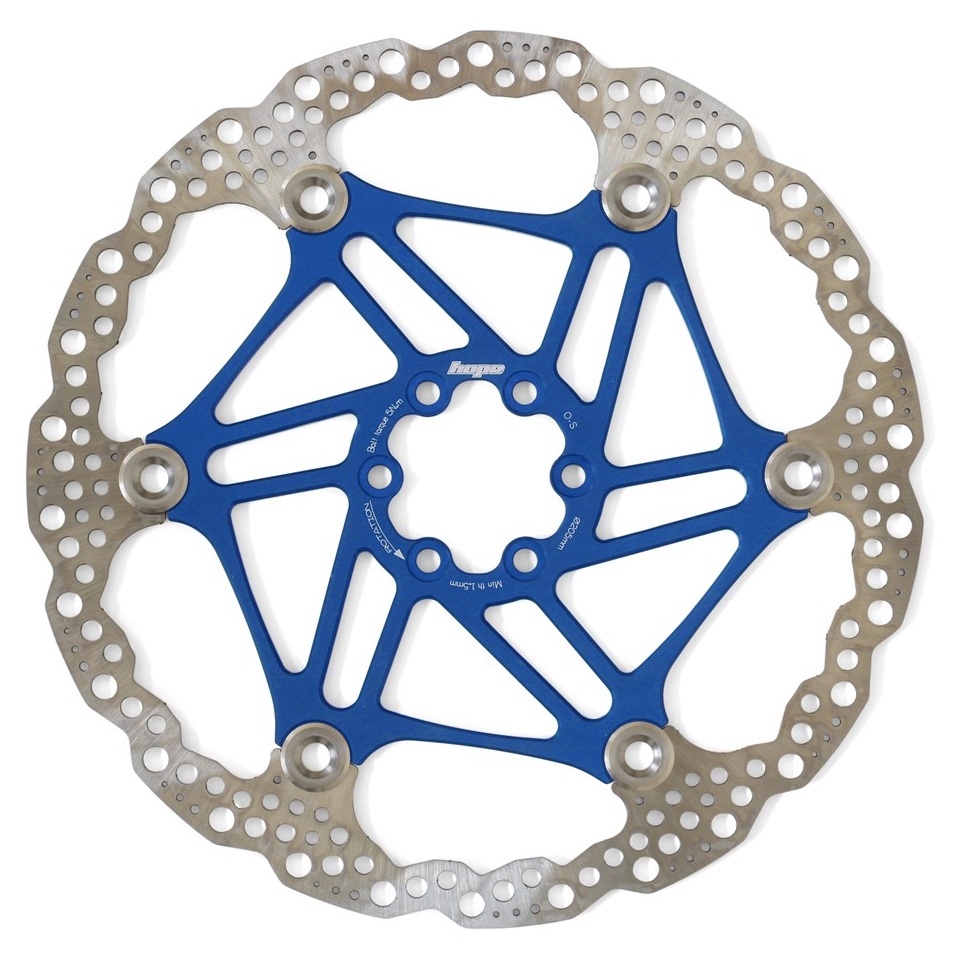 [HBSP3302056FB] Hope Floating Rotor- 6 bolt - 205mm - Blue