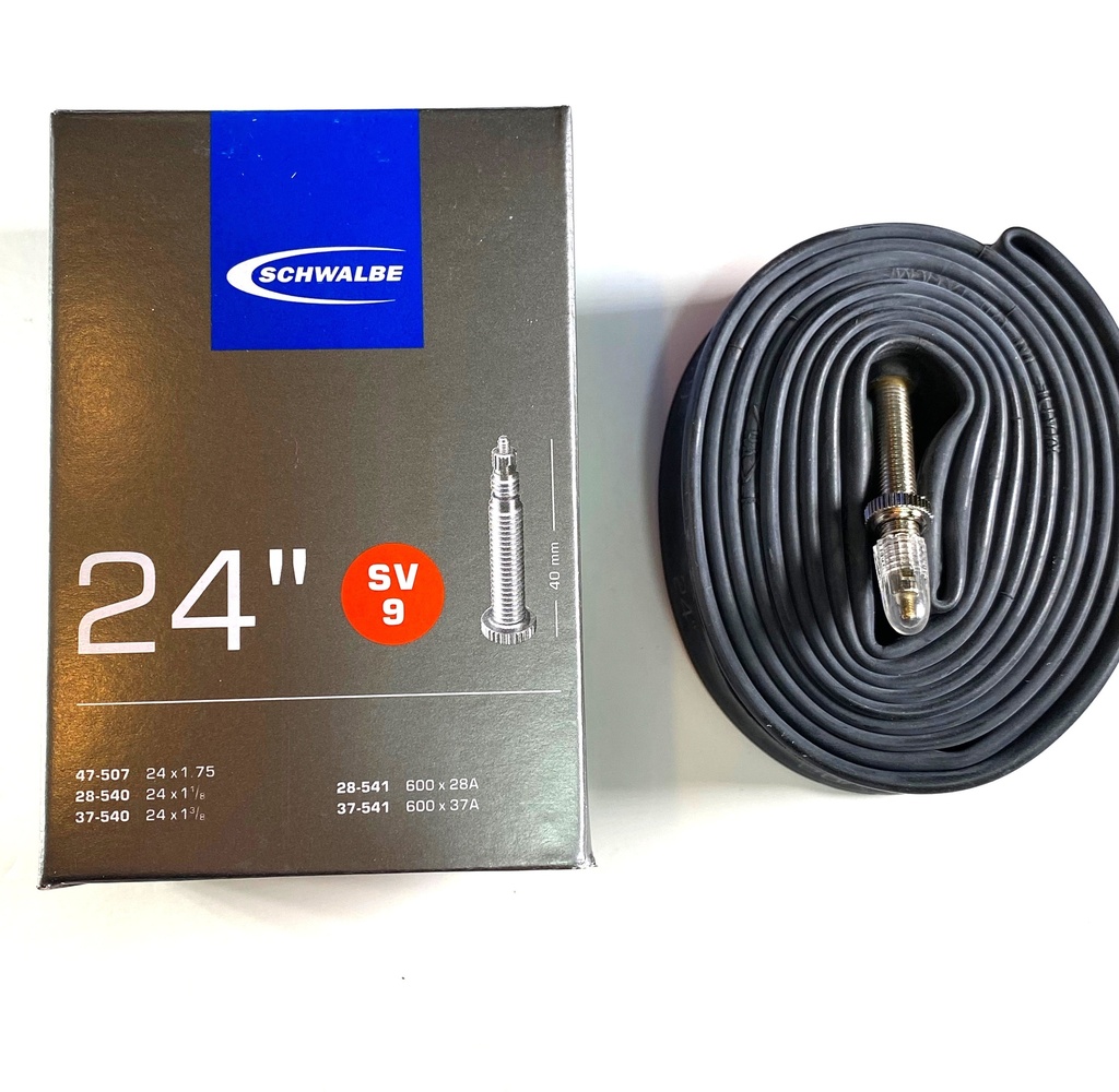 [SV9] Inner tube 24 x 1.75 / 24 x 1 3/8 inch from Schwalbe - SV9, presta valve