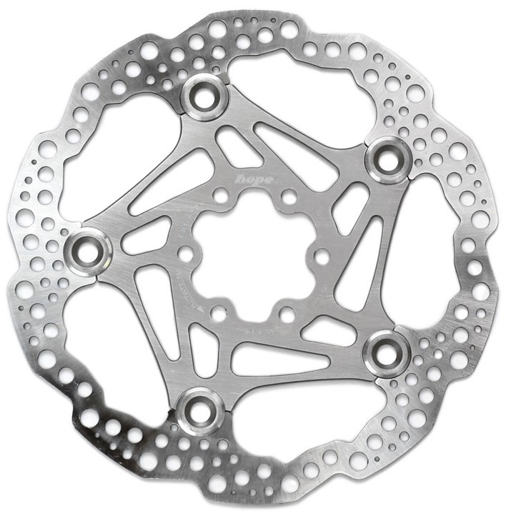 [HBSP3301606FS] Hope Floating Rotor- 6 bolt - 160mm - Silver
