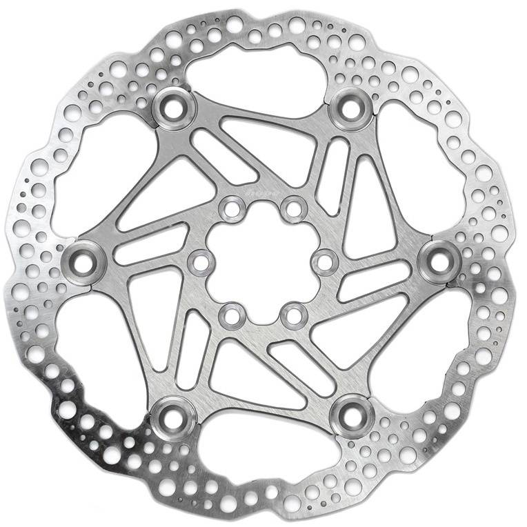 [HBSP3301806FS] Hope Floating Rotor- 6 bolt - 180mm - Silver