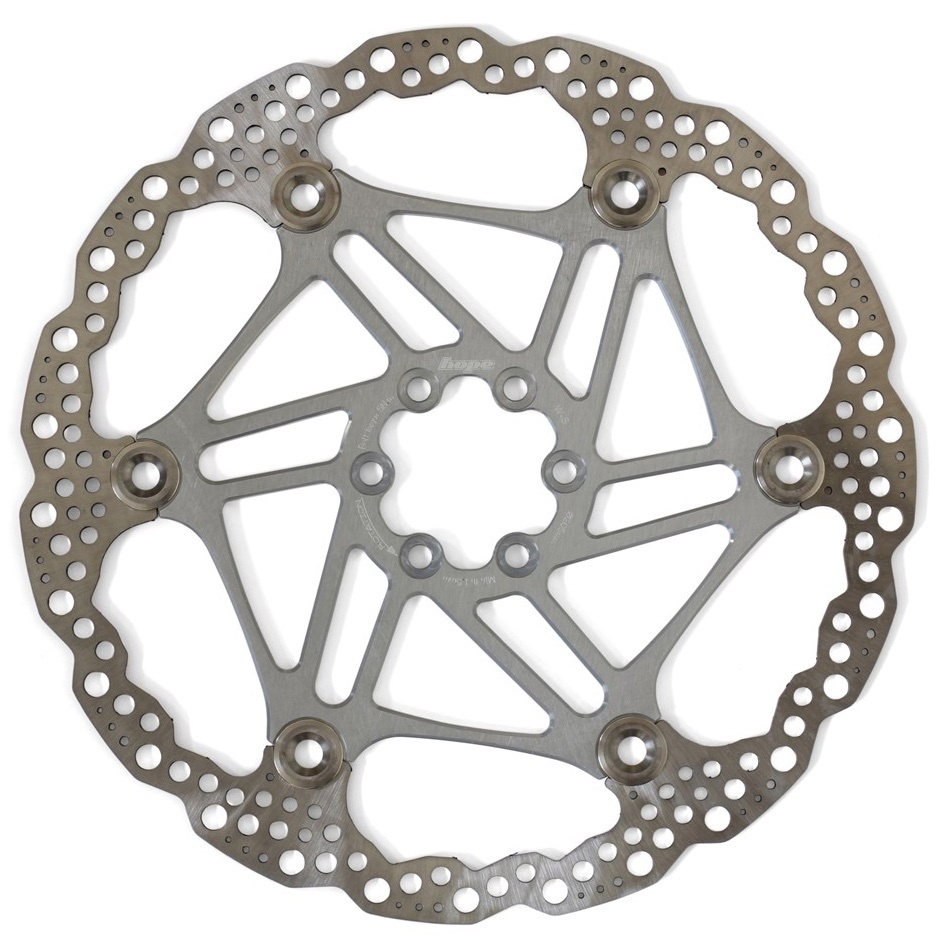 [HBSP3302056FS] Hope Floating Rotor- 6 bolt - 205mm - Silver