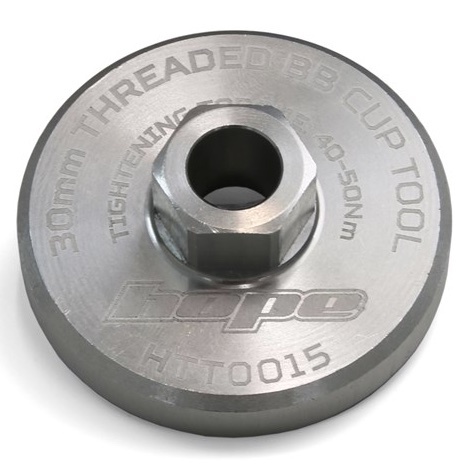 [HTT0015S] Hope 30mm Threaded BB Cup Tool - Silver