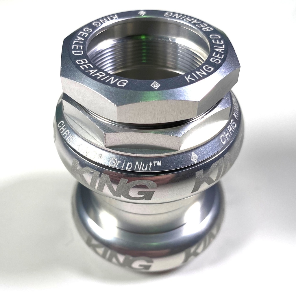 [BFS3] Silver / Soft Logo Chris King Brompton compatible headset