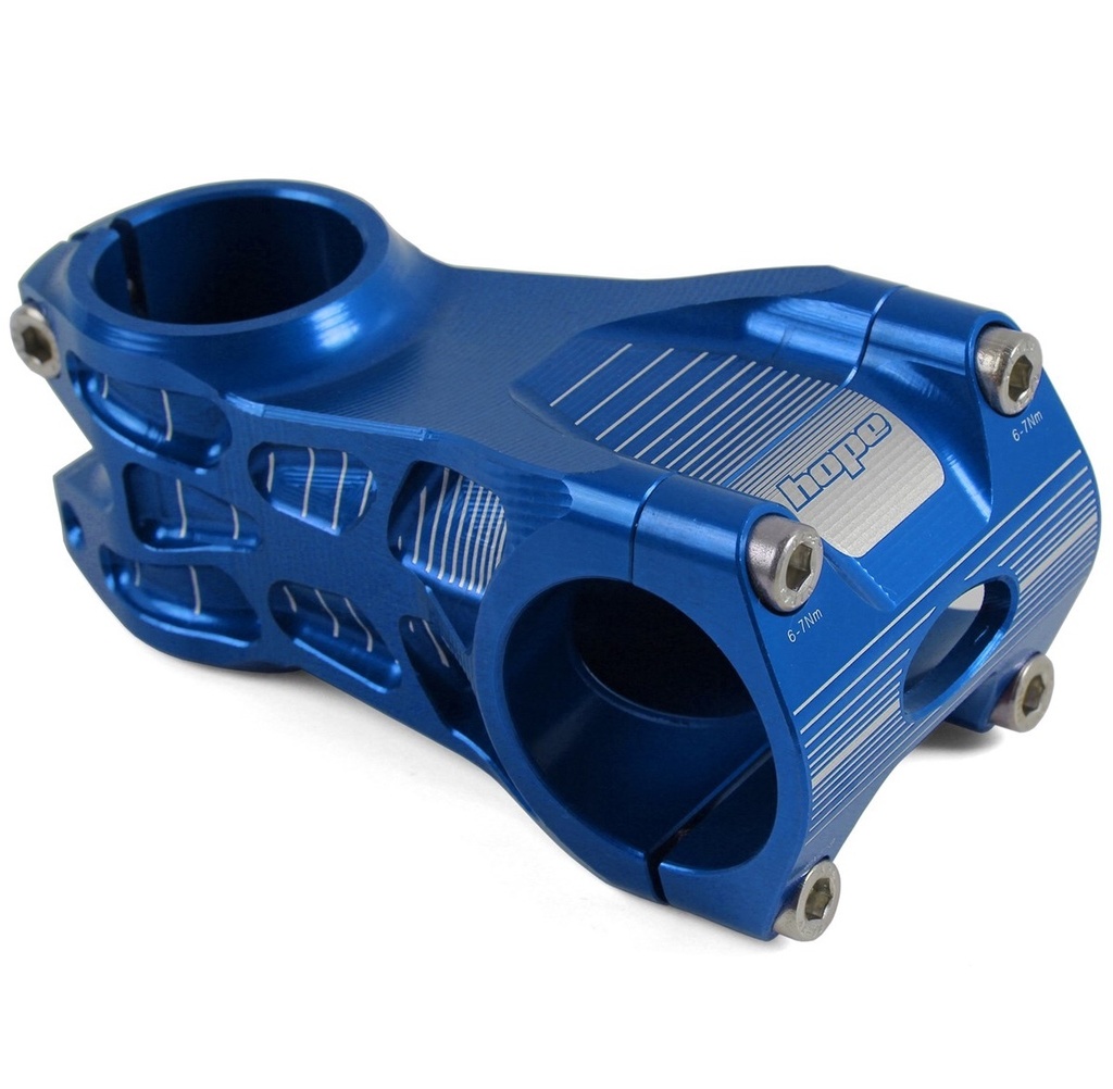 Hope A/M Stem 0 degree 70mm 31.8mm diameter - Blue
