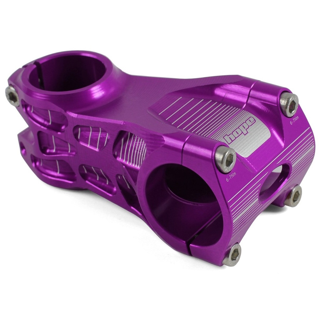 Hope A/M Stem 0 degree 70mm 31.8mm diameter - Purple