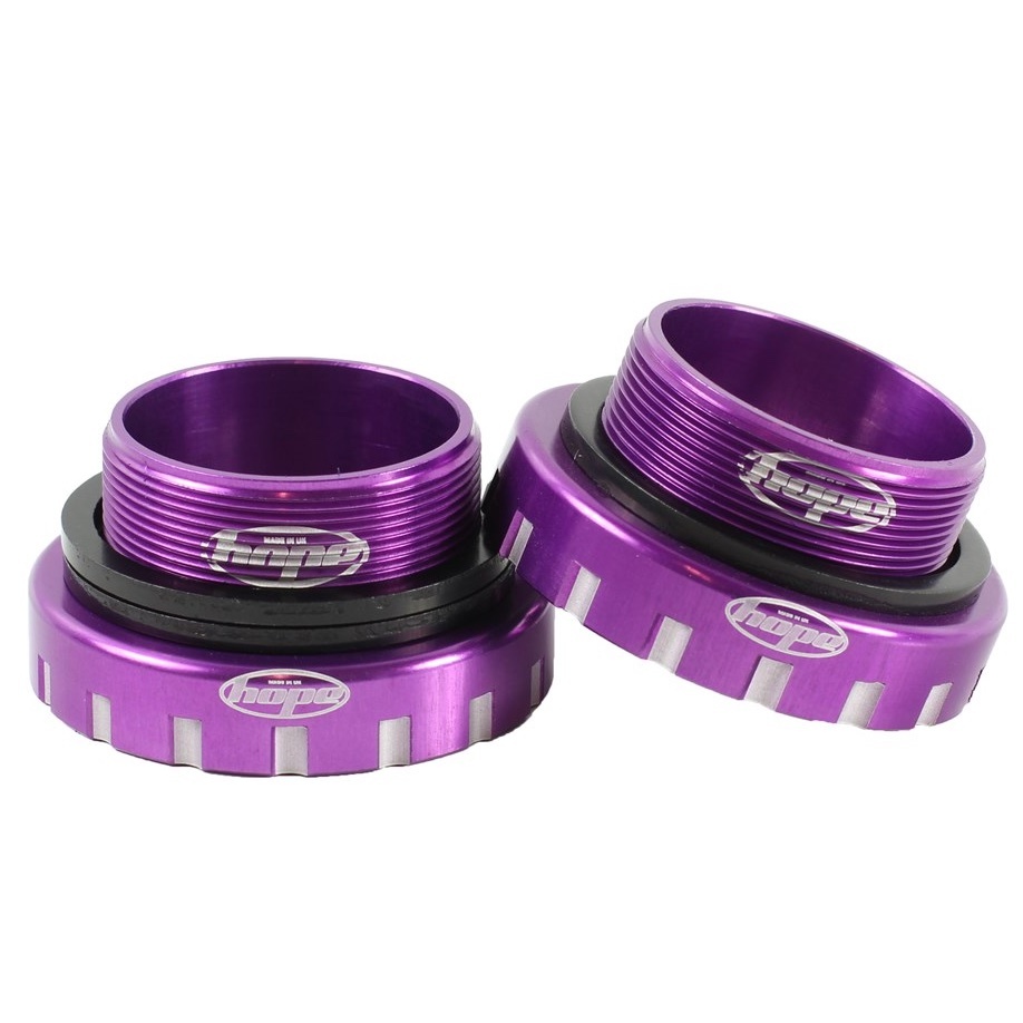 [BBSS30PU] Hope Threaded 30mm Bottom Bracket BSA 68/73/83/100/120mm - Purple