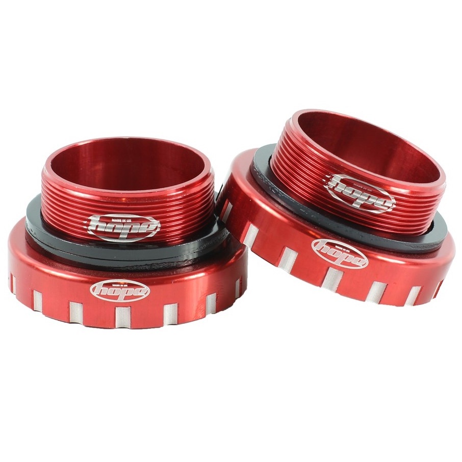 [BBSS30R] Hope Threaded 30mm Bottom Bracket BSA 68/73/83/100/120mm - Red