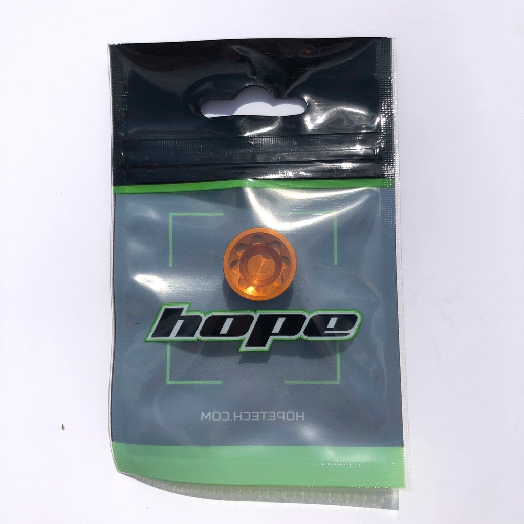 [HBSP302:C] Hope V4 Small / E4 Caliper Bore Cap - Orange