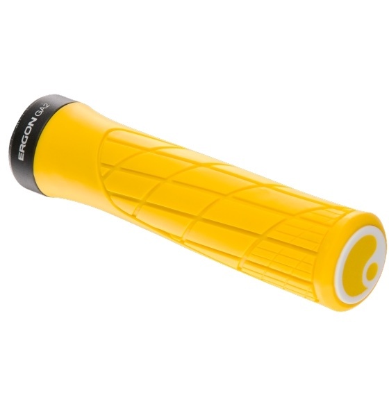Ergon GA2 Handlebar Grips - Yellow Mellow