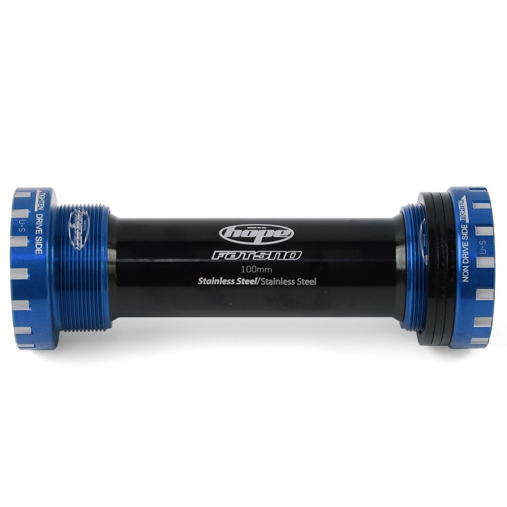 [BBSSFATB] Hope FatBike Bottom Bracket Stainless 100mm - Blue