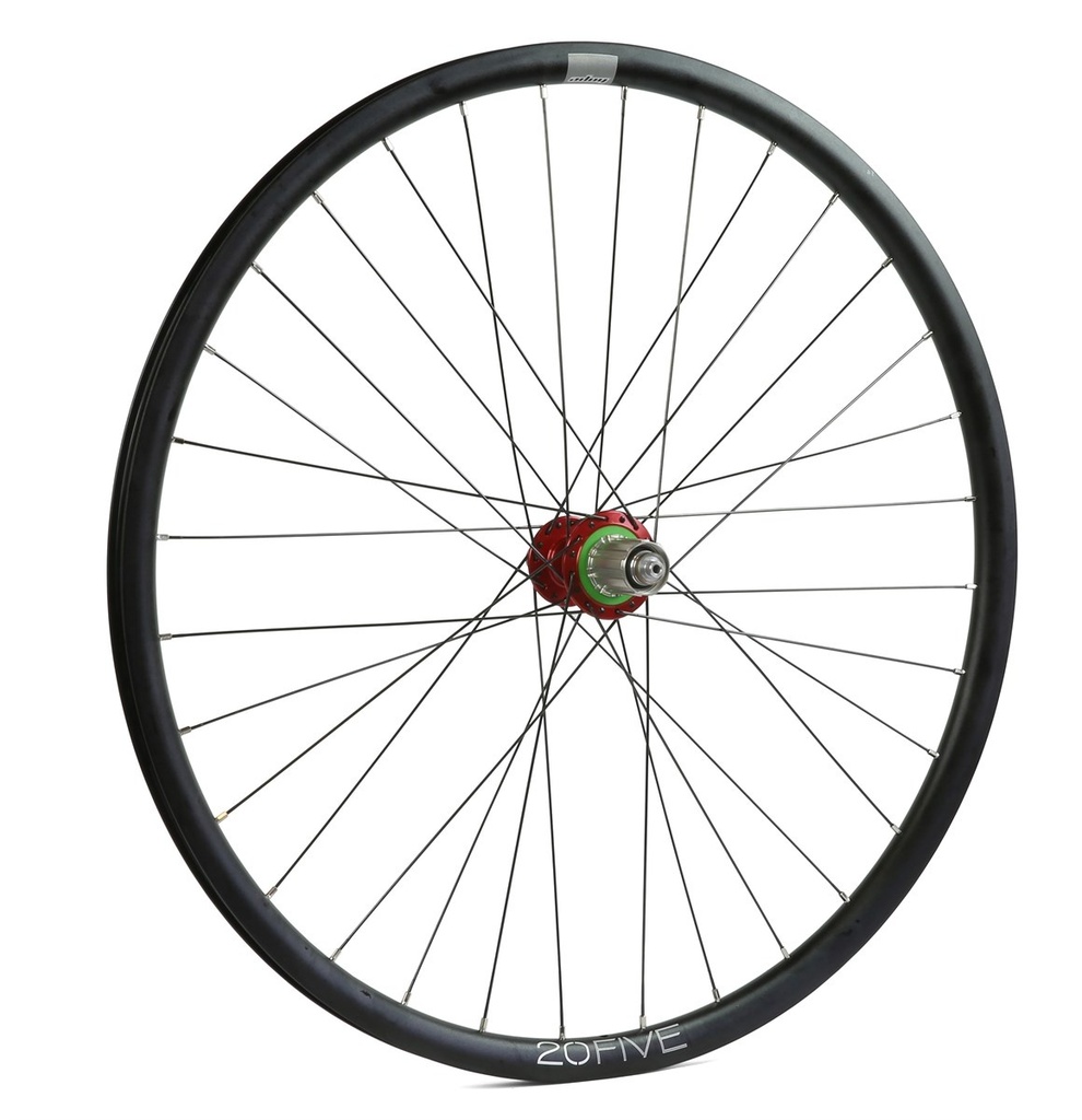 [WHR25RS4CL32RSA] Hope Rear Wheel - 20FIVE, RS4 Centre-Lock, Shimano Aluminium Freehub - Red