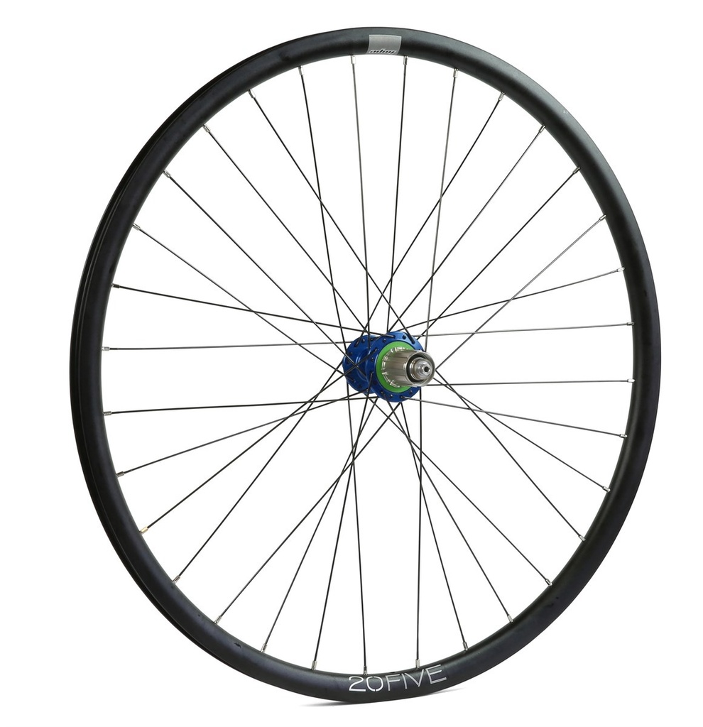 [WHR25RS4CL32BSA] Hope Rear Wheel - 20FIVE, RS4 Centre-Lock, Shimano Aluminium Freehub - Blue