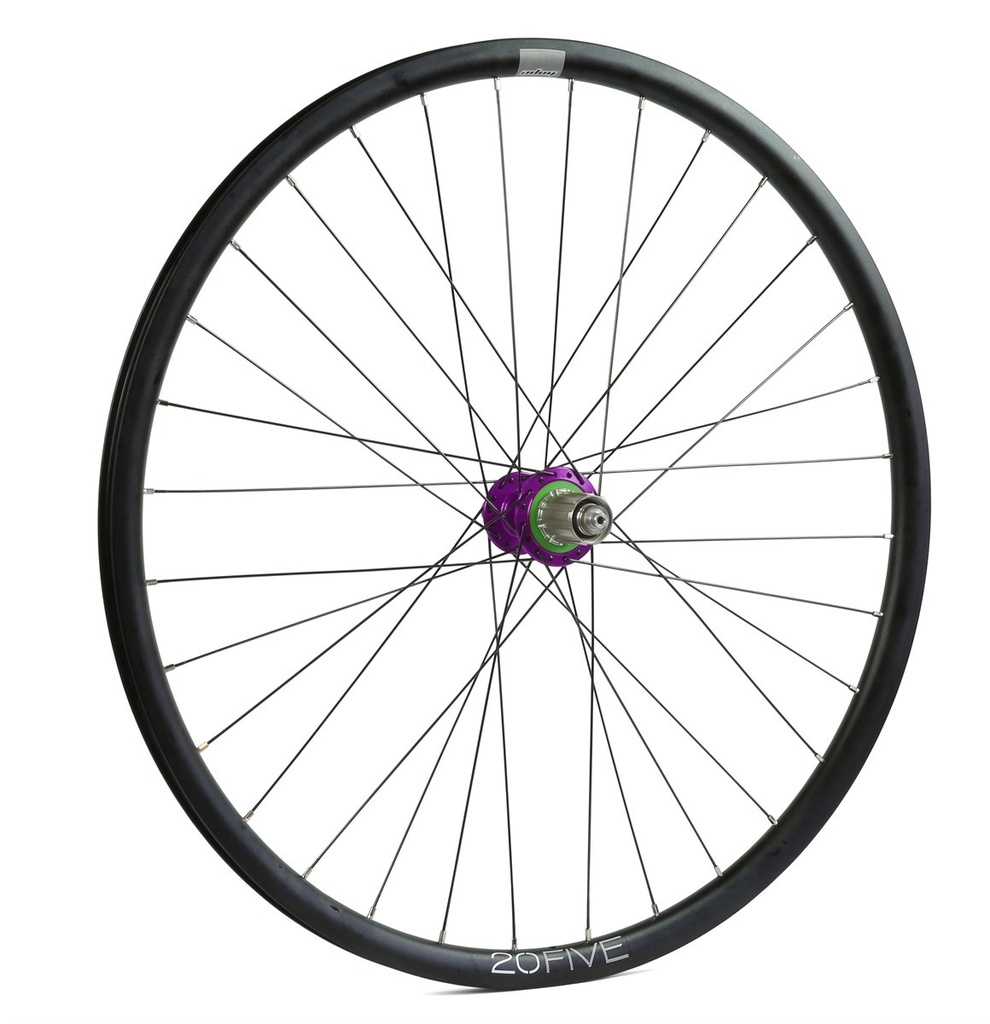 [WHR25RS4CL32PUSA] Hope Rear Wheel - 20FIVE, RS4 Centre-Lock, Shimano Aluminium Freehub - Purple