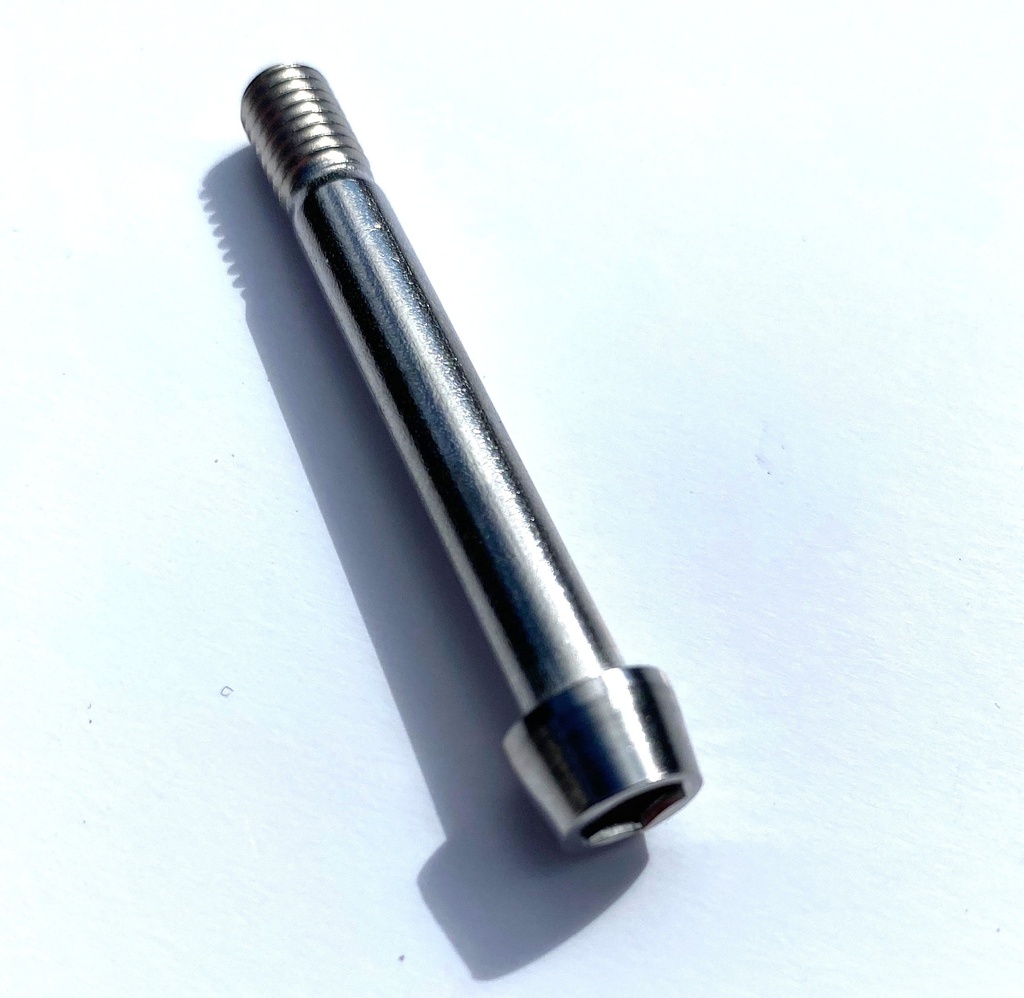 Intense shock bolt rear, Allen key head M6x45mm stainless steel bolt