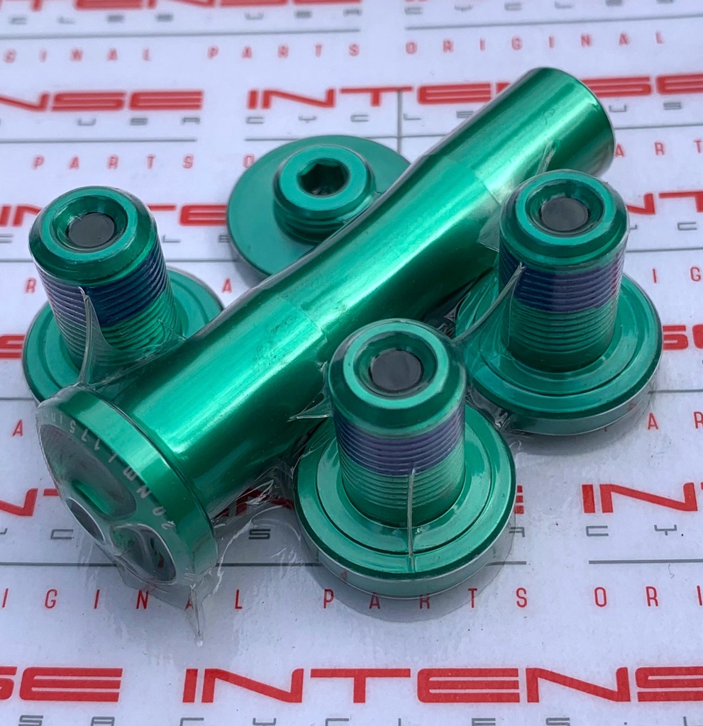 Intense Bolt Kit - Turquoise for all Cross country and Trail Bikes from 2014 - 2018