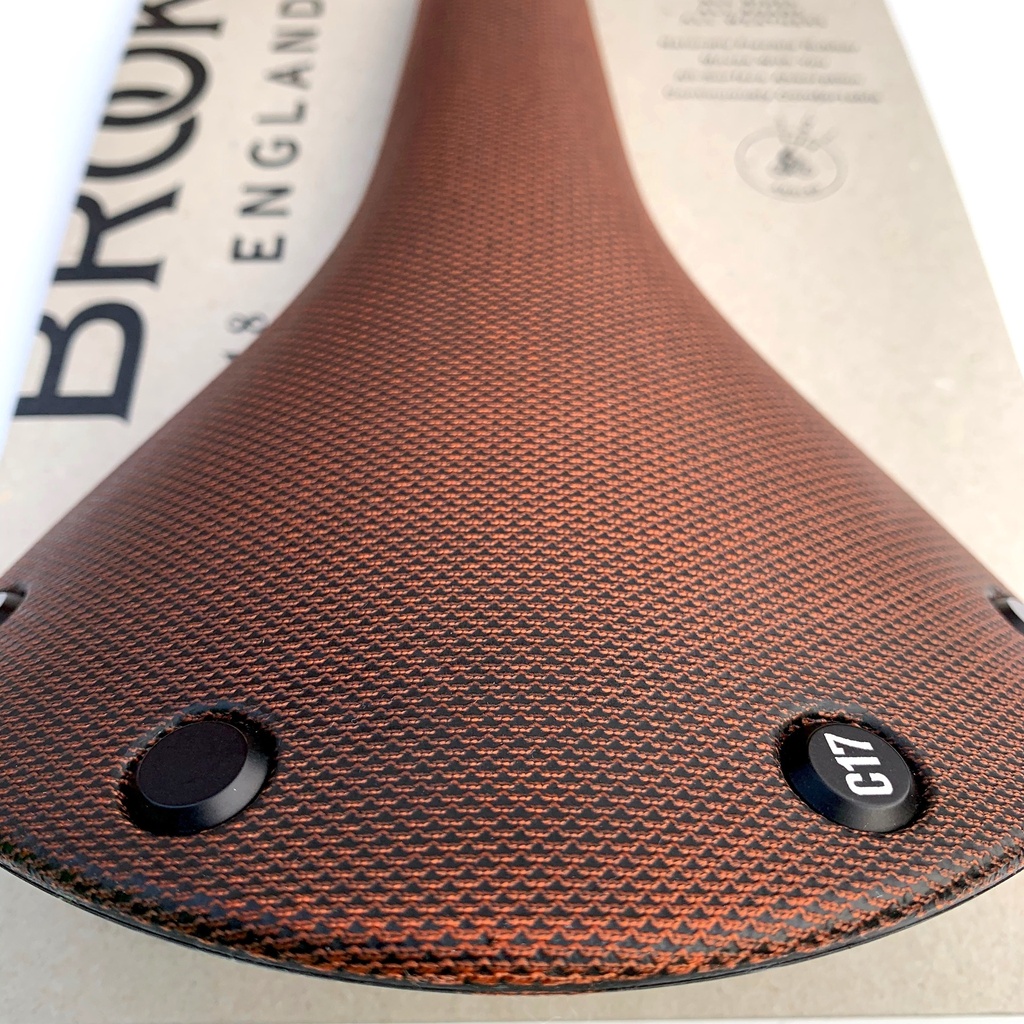 Brooks C17 Orange All-Weather Cambium Saddle | Brilliant Bikes